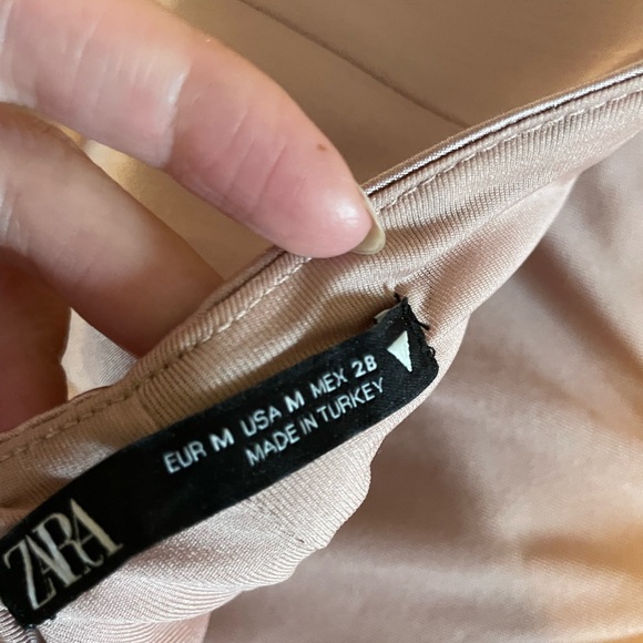 Zara strapless bodysuit. Size M. Like new condition - Picture 3 of 3